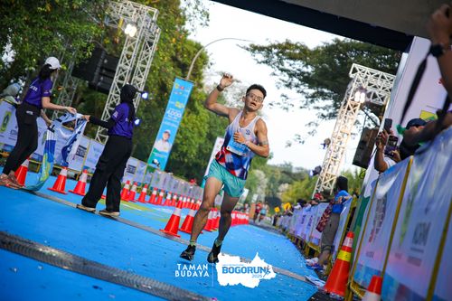 Race photo from Taman Budaya x BOGORUN 2025