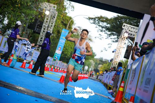 Race photo from Taman Budaya x BOGORUN 2025