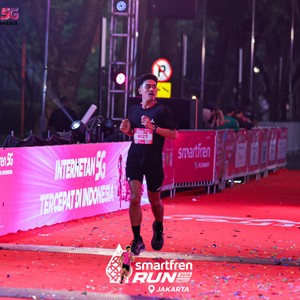 Race photo from SMARTFREN RUN 2026