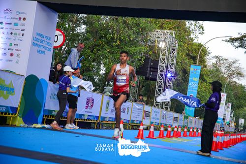 Race photo from Taman Budaya x BOGORUN 2025