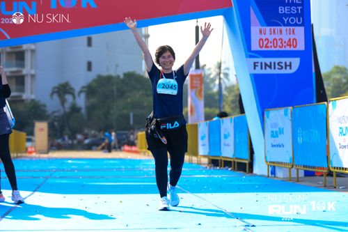 Race photo from Nu Skin Run 10K