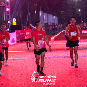 Race photo from SMARTFREN RUN 2026