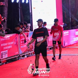 Race photo from SMARTFREN RUN 2026