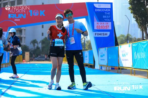 Race photo from Nu Skin Run 10K