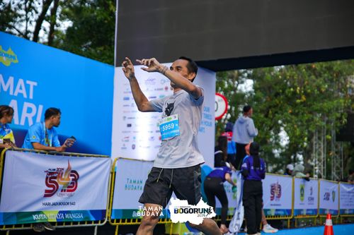 Race photo from Taman Budaya x BOGORUN 2025
