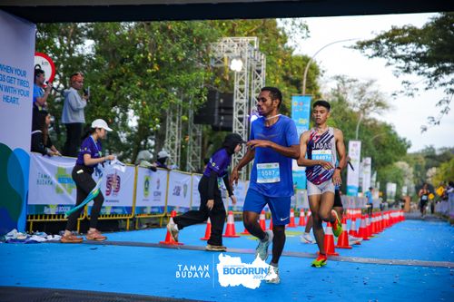 Race photo from Taman Budaya x BOGORUN 2025