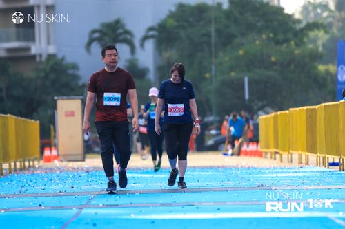 Race photo from Nu Skin Run 10K