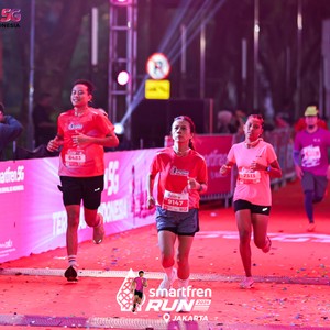 Race photo from SMARTFREN RUN 2026