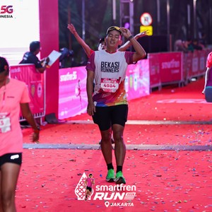 Race photo from SMARTFREN RUN 2026