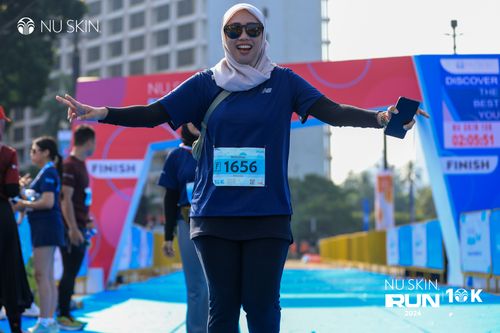 Race photo from Nu Skin Run 10K