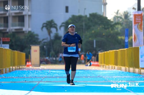 Race photo from Nu Skin Run 10K