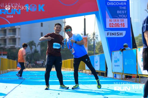 Race photo from Nu Skin Run 10K