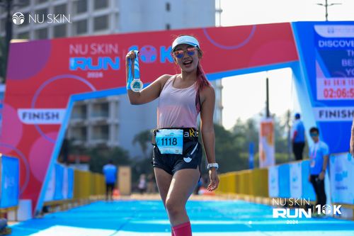 Race photo from Nu Skin Run 10K