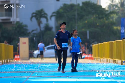 Race photo from Nu Skin Run 10K