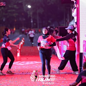 Race photo from SMARTFREN RUN 2026
