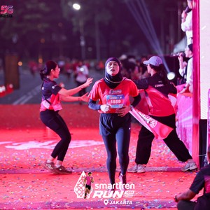 Race photo from SMARTFREN RUN 2026