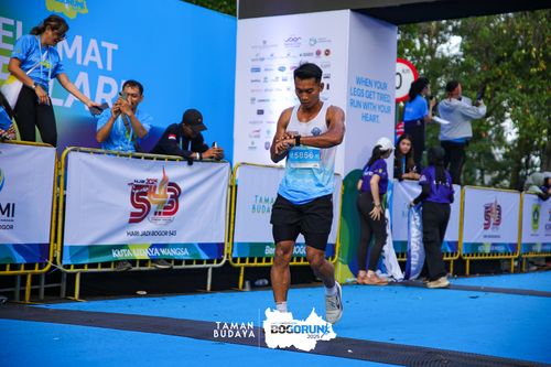 Race photo from Taman Budaya x BOGORUN 2025