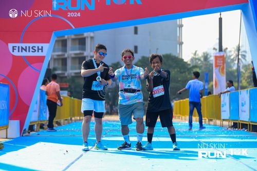 Race photo from Nu Skin Run 10K