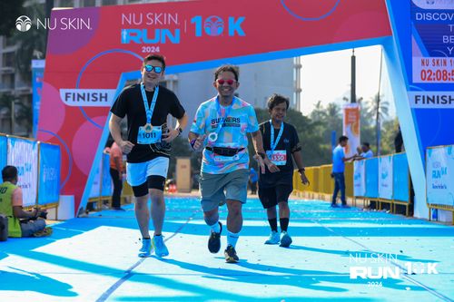Race photo from Nu Skin Run 10K