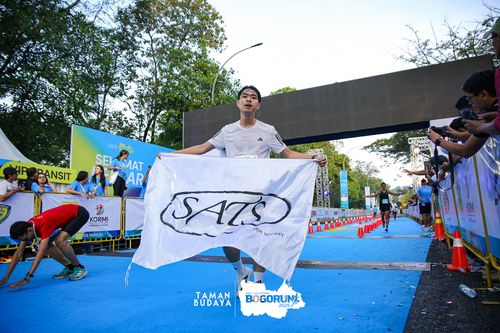 Race photo from Taman Budaya x BOGORUN 2025