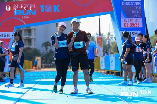 Race photo from Nu Skin Run 10K