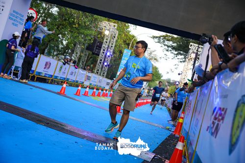 Race photo from Taman Budaya x BOGORUN 2025