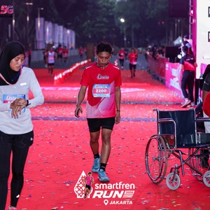 Race photo from SMARTFREN RUN 2026
