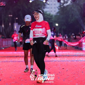 Race photo from SMARTFREN RUN 2026