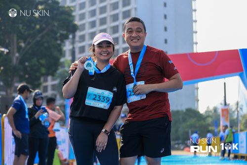 Race photo from Nu Skin Run 10K