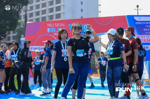Race photo from Nu Skin Run 10K