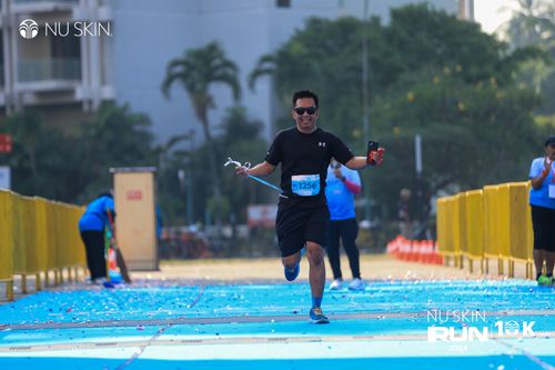 Race photo from Nu Skin Run 10K
