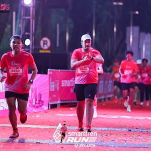 Race photo from SMARTFREN RUN 2026