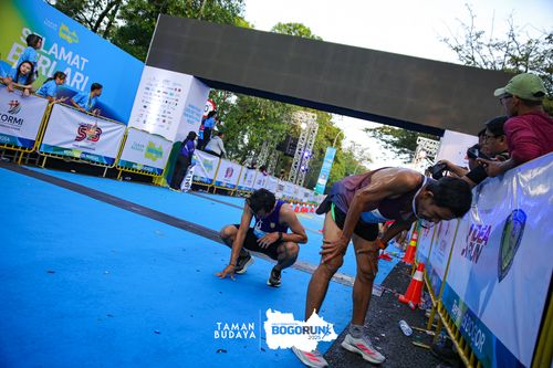 Race photo from Taman Budaya x BOGORUN 2025