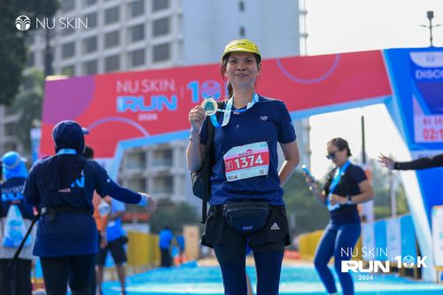 Race photo from Nu Skin Run 10K