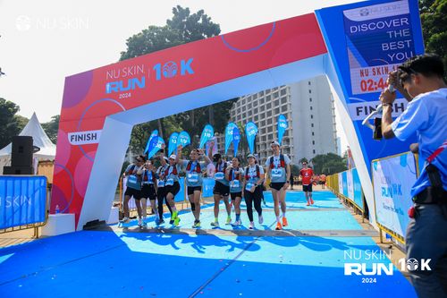 Race photo from Nu Skin Run 10K