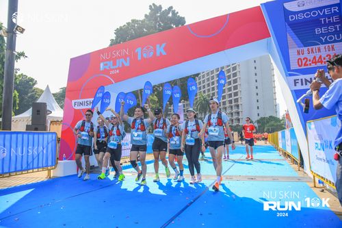 Race photo from Nu Skin Run 10K