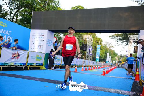 Race photo from Taman Budaya x BOGORUN 2025
