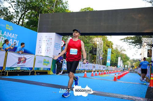 Race photo from Taman Budaya x BOGORUN 2025