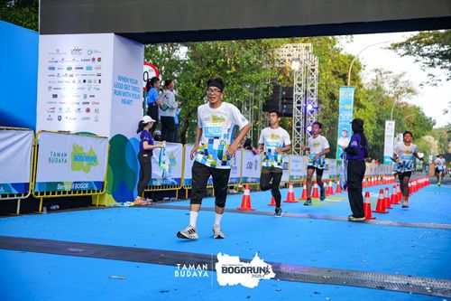 Race photo from Taman Budaya x BOGORUN 2025