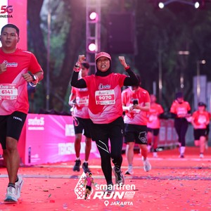 Race photo from SMARTFREN RUN 2026