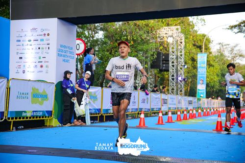 Race photo from Taman Budaya x BOGORUN 2025