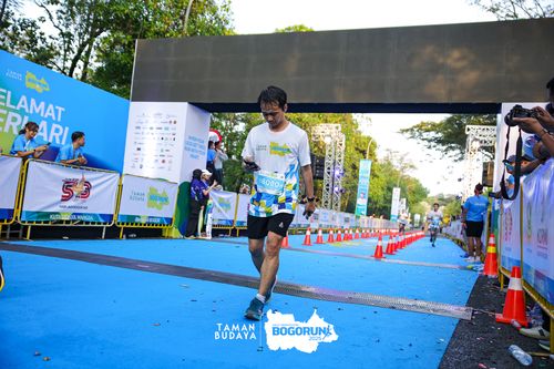 Race photo from Taman Budaya x BOGORUN 2025