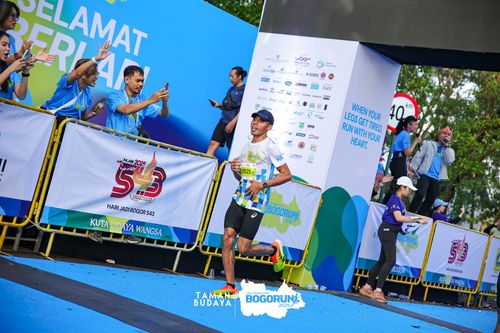 Race photo from Taman Budaya x BOGORUN 2025