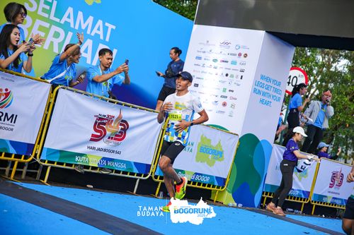 Race photo from Taman Budaya x BOGORUN 2025