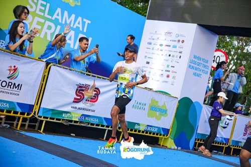 Race photo from Taman Budaya x BOGORUN 2025