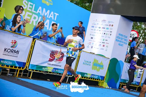 Race photo from Taman Budaya x BOGORUN 2025