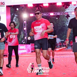 Race photo from SMARTFREN RUN 2026