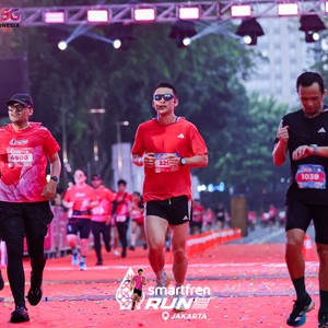 Race photo from SMARTFREN RUN 2026