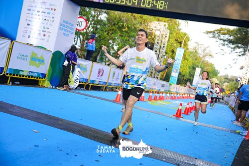 Race photo from Taman Budaya x BOGORUN 2025