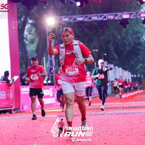 Race photo from SMARTFREN RUN 2026